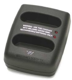 Battery Charger for Williams Sound R35 Style Receivers or Transmitters